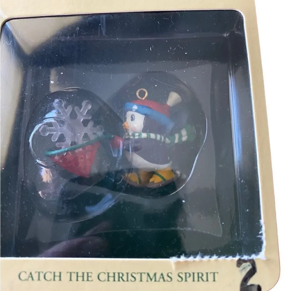 NIB - M Gilmore Christmas Ornament “Catch The Christmas Spirit”